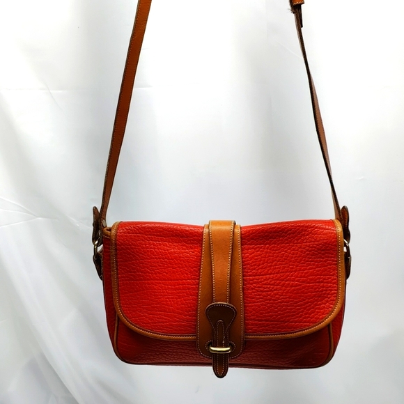 ♥️ VINTAGE ♥️ Dooney & Bourke All Weather Leather Equestrian Bag - Picture 4 of 16